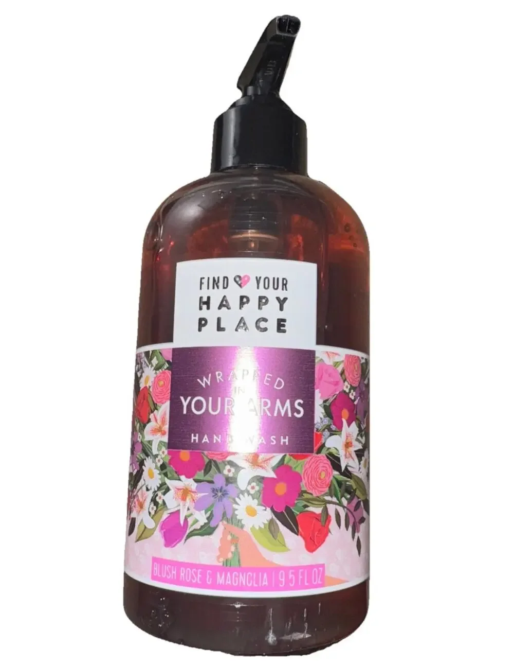 FIND YOUR HAPPY PLACE Wrapped in Your Arms Blush Rose Hand Wash 9.5 OZ